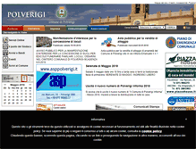 Tablet Screenshot of comune.polverigi.an.it